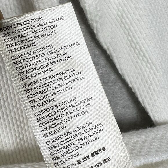 Free People Switch It Up Cuff Thermal Top Crochet White Women’s Large Stretchy - Picture 12 of 13